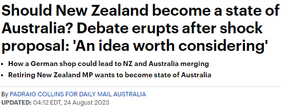 新西兰想加入澳洲， 福利待遇一摸一样， 直接成为第七个州？ 新西兰议员： 应考虑这可能性！（组图） - 1