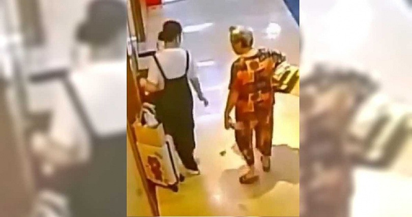 重庆女子搭电梯突然分娩却将婴儿丢入垃圾桶，淡定擦完血迹离去（视频/组图） - 2