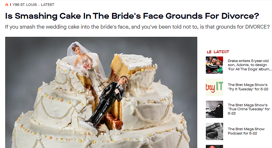 新郎将新娘的脸拍进蛋糕，结婚次日两人离婚！有多少欧美夫妻因婚闹翻脸？（组图） - 11