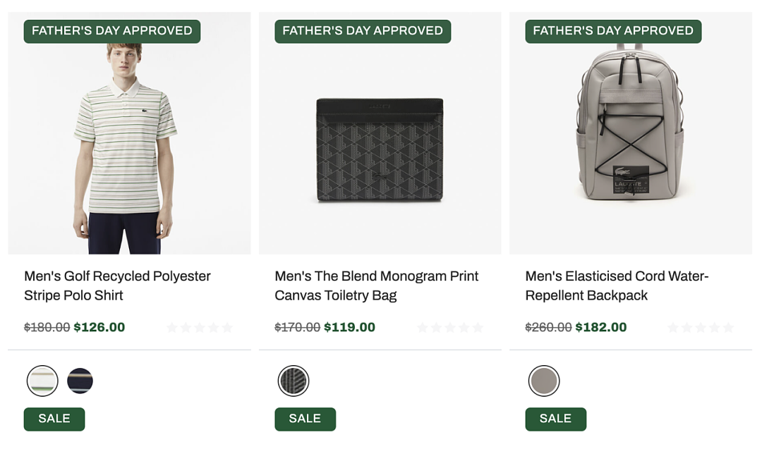 Lacoste AU父亲节促销！精选款式7折优惠，经典T恤低至$63，外套、帽子...（组图） - 5