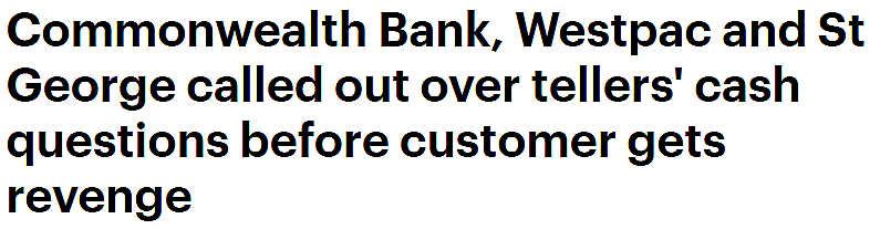 银行取现金需说原因还频被拒！澳网红恶作剧柜员，给出奇葩理由引网友爆笑，取钱竟是为漂白…（组图） - 1