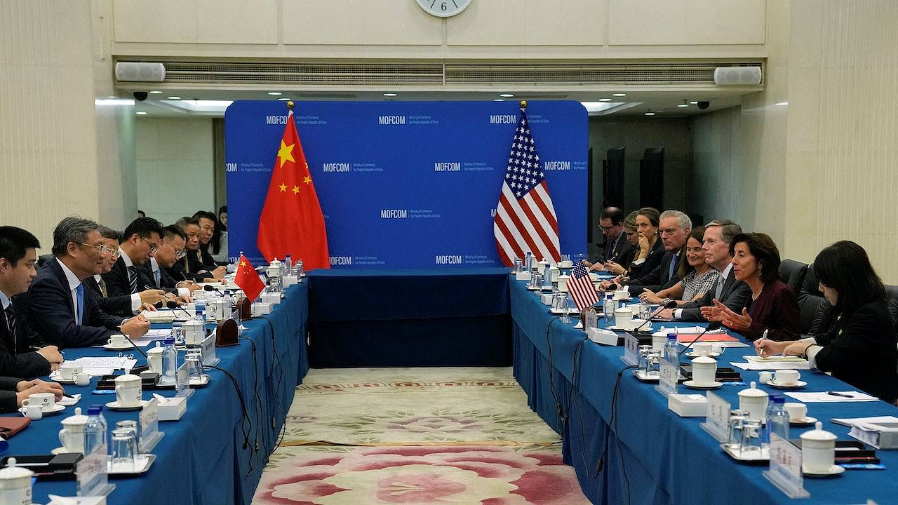 王文涛与雷蒙多会晤声明：中国要求解除制裁！美国看重持续沟通（组图） - 1