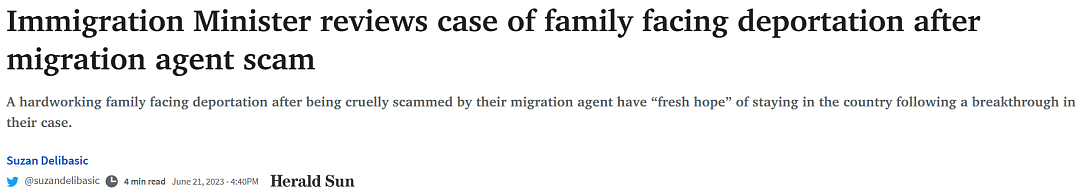 被移民中介坑惨！亚裔家庭在澳打拼20年，如今却面临遣返！上万人联署请愿（组图） - 1