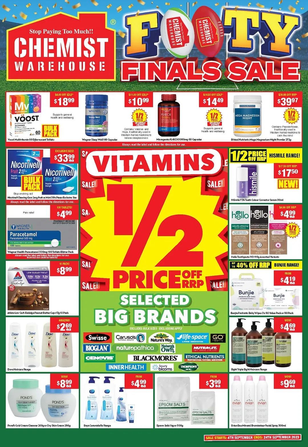 大量半价！【Chemist Warehouse】药店 9月4日至24日优惠目录（组图） - 3