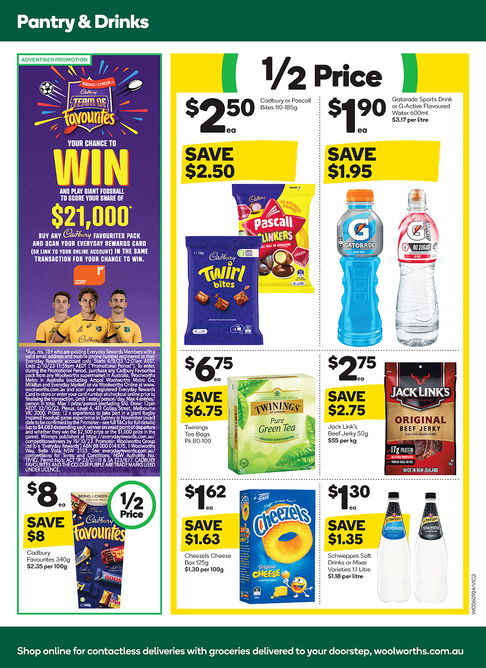 Woolworths 9月6日-9月12日折扣，椰子卷、花生酱半价（组图） - 3