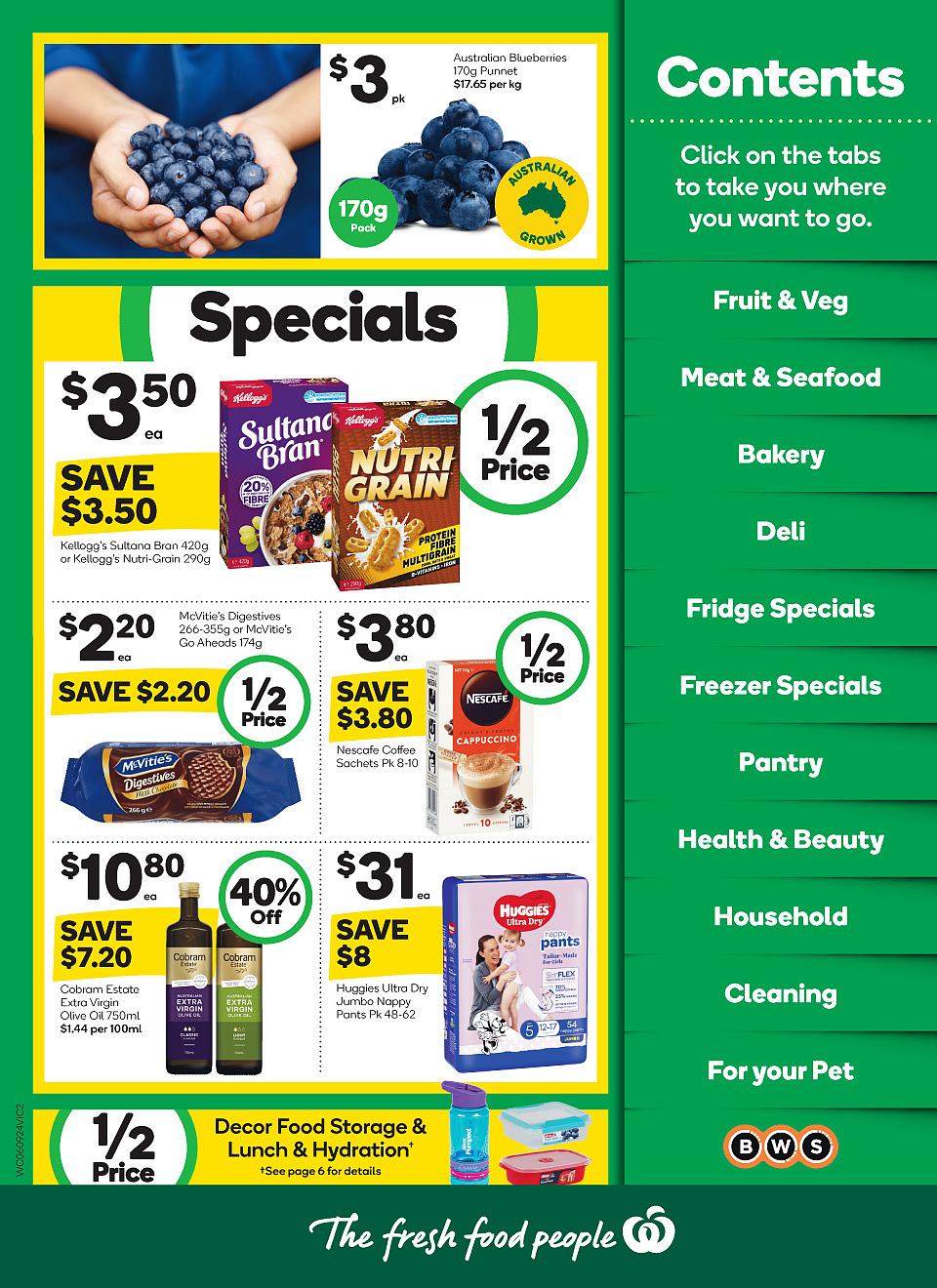 Woolworths 9月6日-9月12日折扣，椰子卷、花生酱半价（组图） - 2