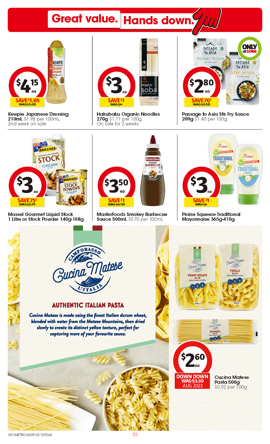 Coles 9月6日-9月12日折扣，饺子、红袋米、香菇片半价（组图） - 22