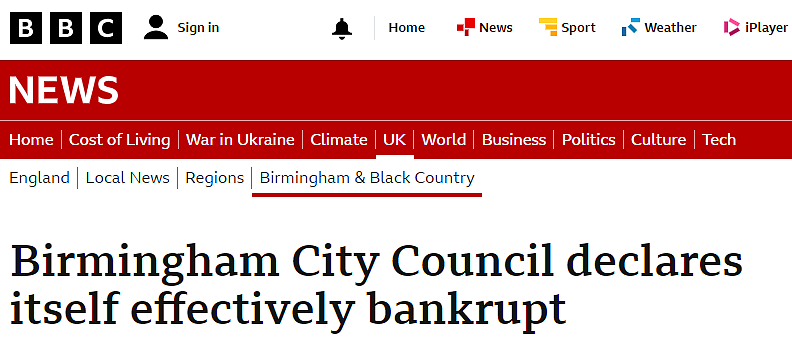 刚刚，英国第二大城市宣告破产！背后原因竟是输掉一场官司？（组图） - 3