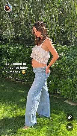 澳洲模特米兰达可儿怀第4胎！“已有3儿子”公布宝宝性别：我很高兴（组图） - 1