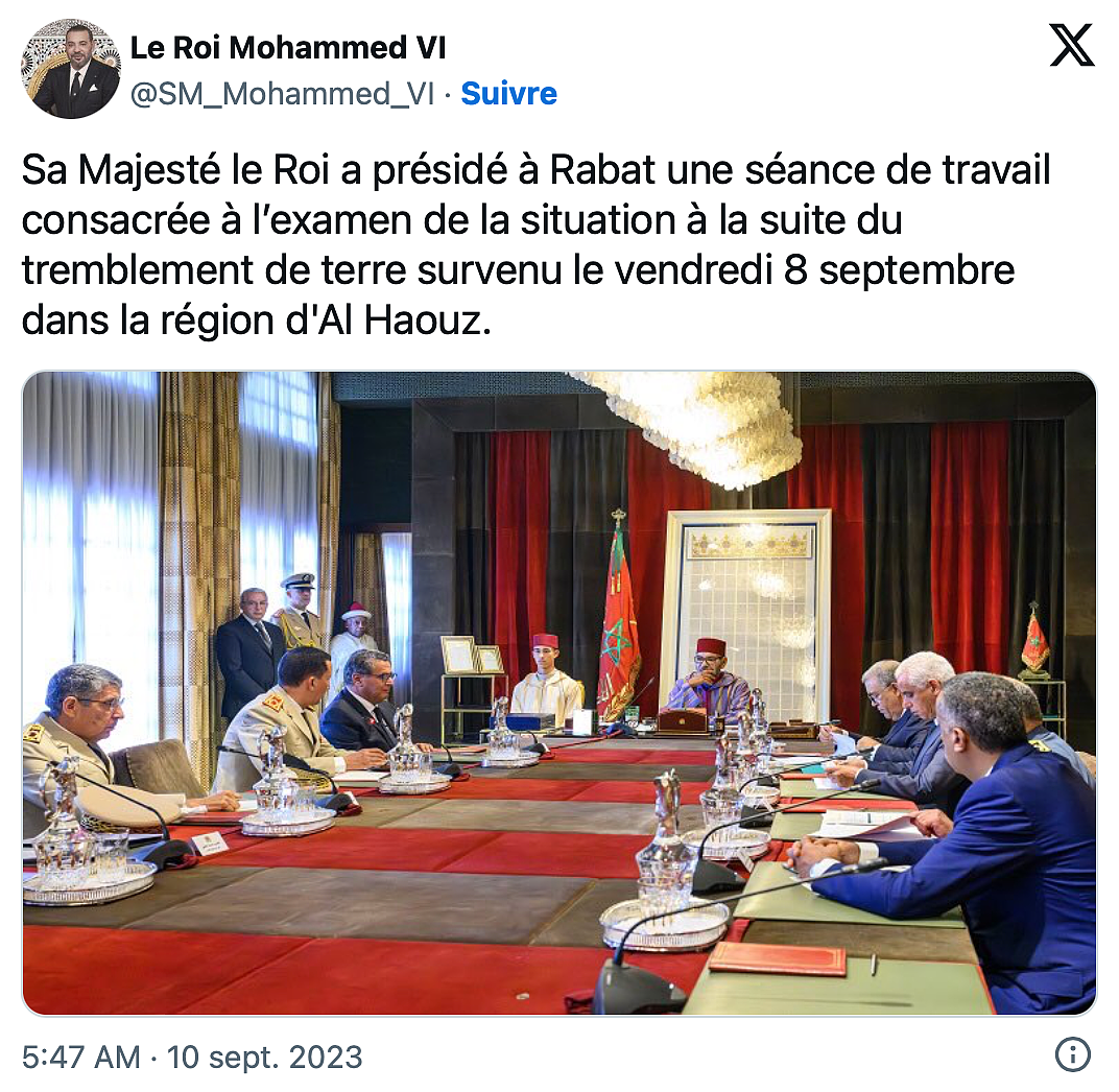 摩洛哥毁灭性地震后拒绝法国援助？搁置积怨，法外交部：先捐500万欧救人（组图） - 1