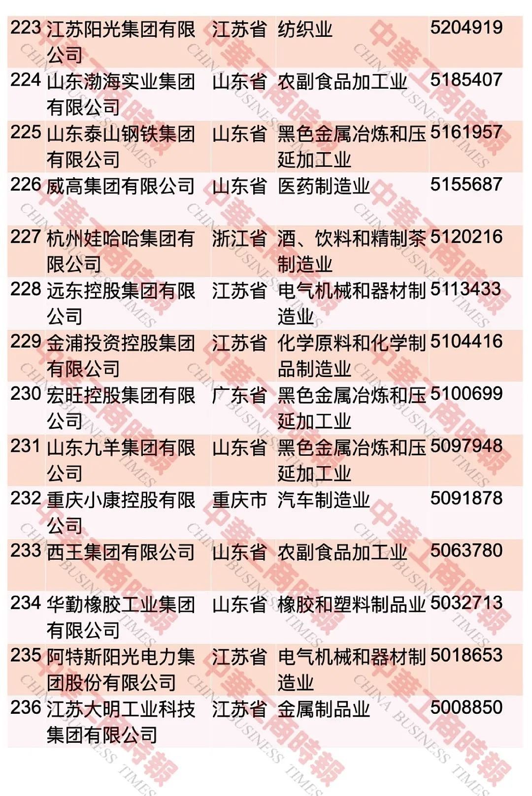 “2023中国民营企业500强”，榜单发布 ...（图） - 18