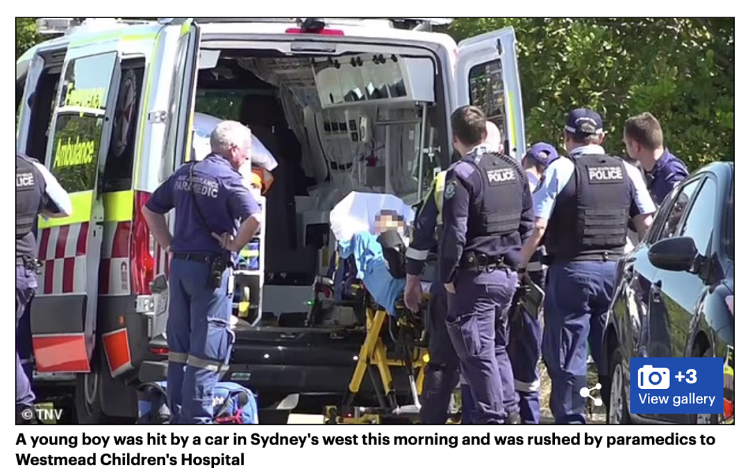 悉尼发生严重车祸，5岁儿童被撞成重伤！妈妈们一定要看好孩子...（组图） - 3