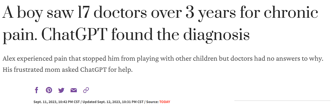 土澳GP遭疯狂吐槽！男孩患病3年，看了17名医生都无解，ChatGPT却大发神威（组图） - 5