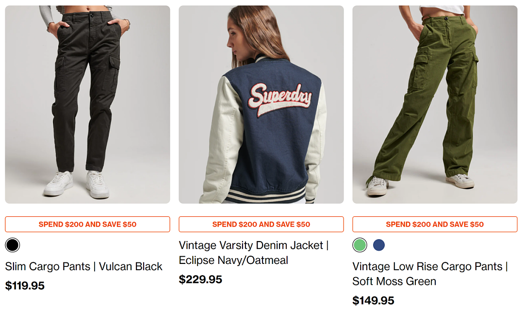 Superdry满减促销，满$200减$50，经典T恤、工装裤、外套...（组图） - 3