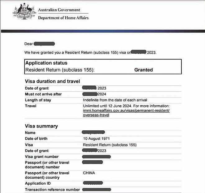 成功移民澳洲后，什么情况下需要续签申请155居民返程签证（组图） - 3