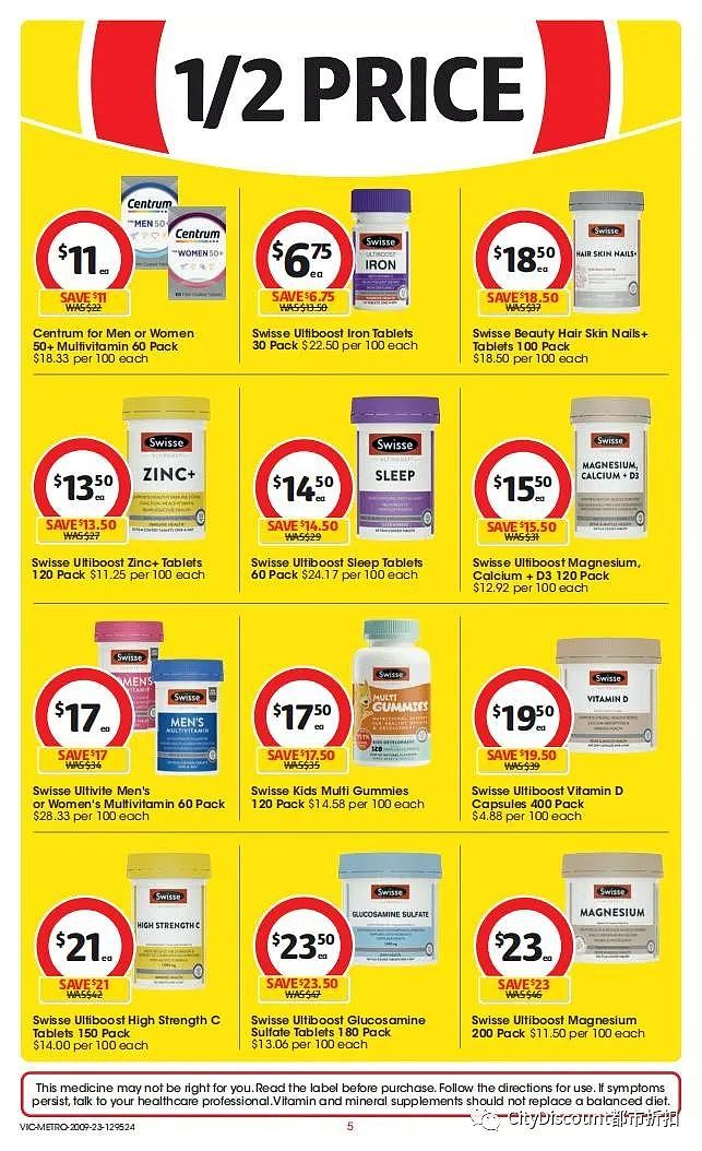 Woolworths & Coles 9月20日至26日优惠目录（组图） - 49