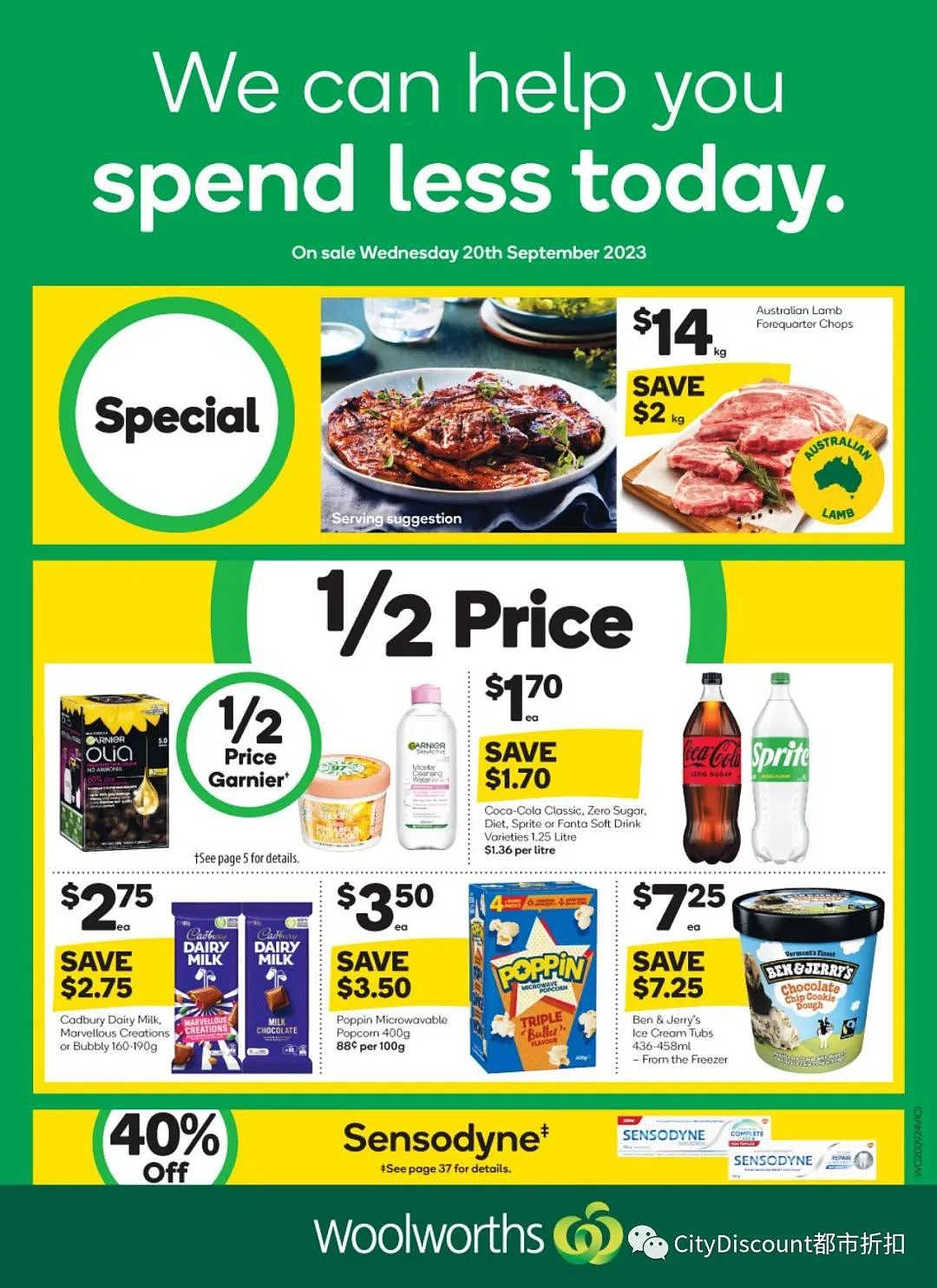 Woolworths & Coles 9月20日至26日优惠目录（组图） - 2