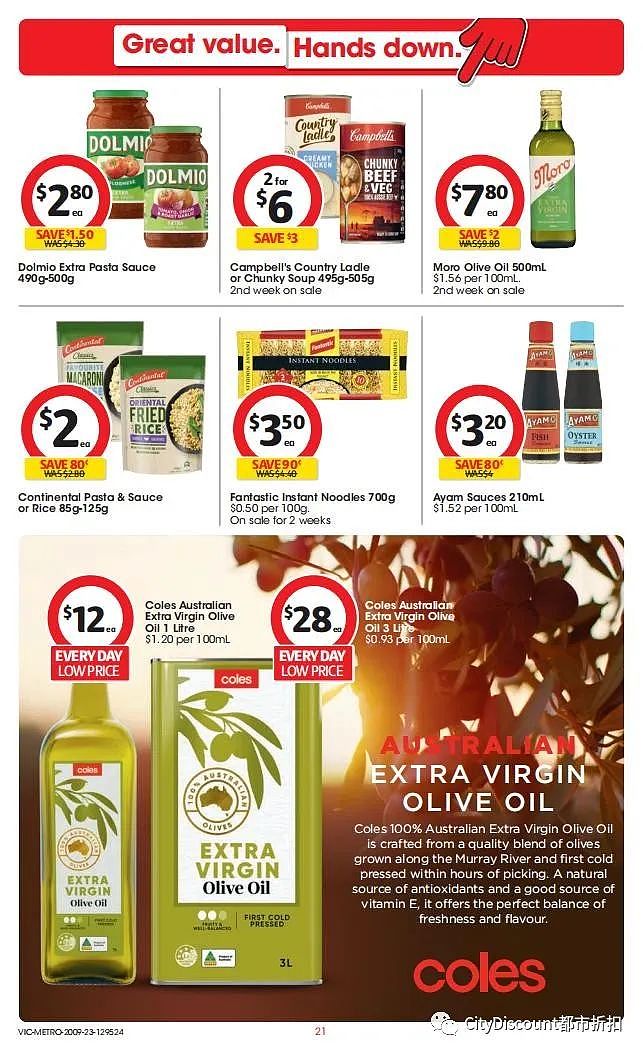 Woolworths & Coles 9月20日至26日优惠目录（组图） - 65