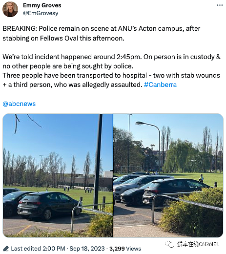 澳国立大学突发持刀捅人事件！2名女学生受伤，其中1人伤势严重，24岁男子被捕（组图） - 6
