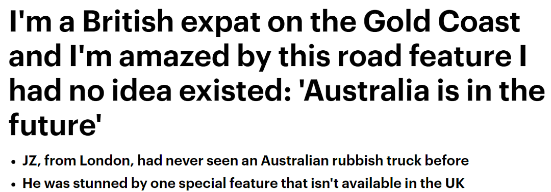 “澳洲太先进了！”澳洲路上最常见的景象竟惊呆英国小哥（组图） - 1