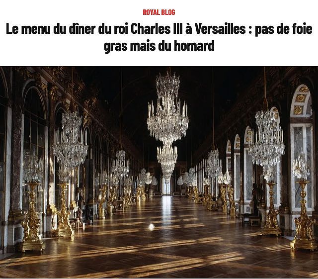 查尔斯来巴黎了！到凡尔赛宫吃不到鹅肝，晚上居然睡这里，巴黎人民却都在怀念她（视频/组图） - 25