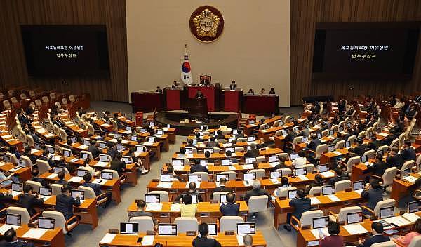 保不了党首李在明，韩在野党国会领导层集体辞职（组图） - 2