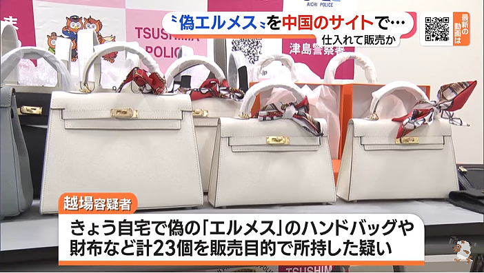 警惕！日本男子从中国网上买入100支爱马仕假包，已流入二手市场（组图） - 2