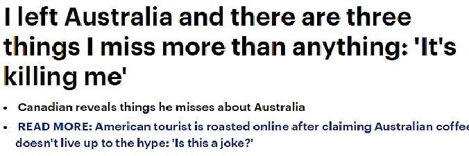 “想哭！”加拿大网友称离开澳洲后情绪崩溃：“这些澳洲特产我再也见不到了”（组图） - 1