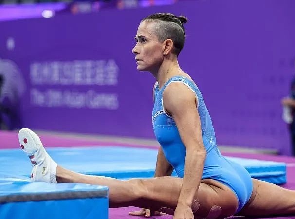 杭州亚运：最传奇的运动员“没有之一” 48岁女子体操老将丘索维金娜亮相（组图） - 4