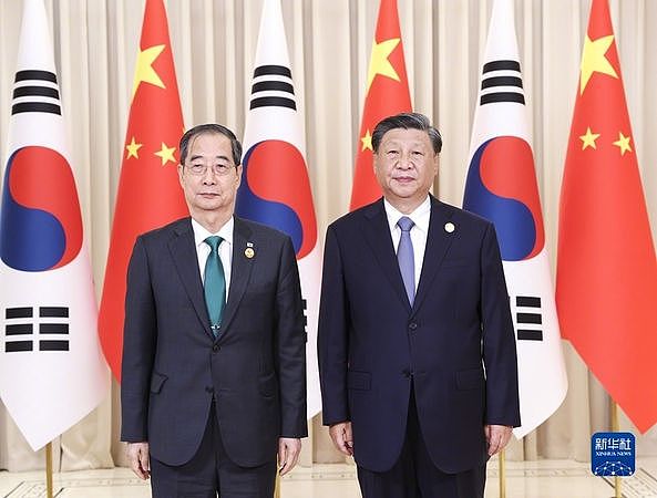习近平会南韩总理主动提访韩，可能成双边关系转机（组图） - 1