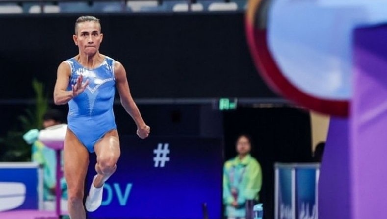 杭州亚运：最传奇的运动员“没有之一” 48岁女子体操老将丘索维金娜亮相（组图） - 7