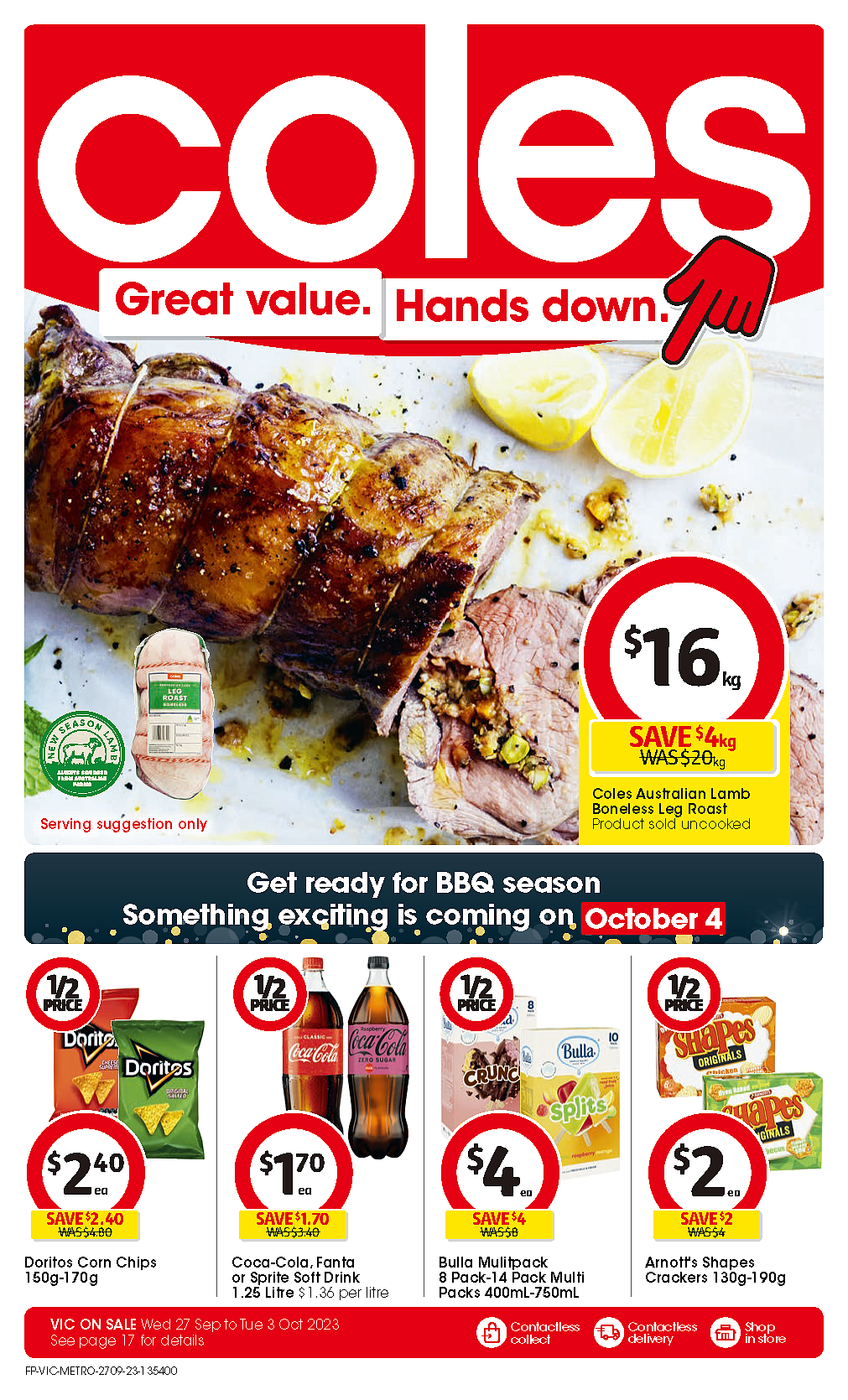 Coles 9月27日-10月3日折扣 - 1