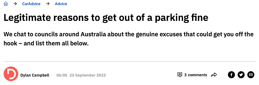 在澳洲别再傻傻地付停车罚单了！这些情况，可以取消罚款（组图） - 1