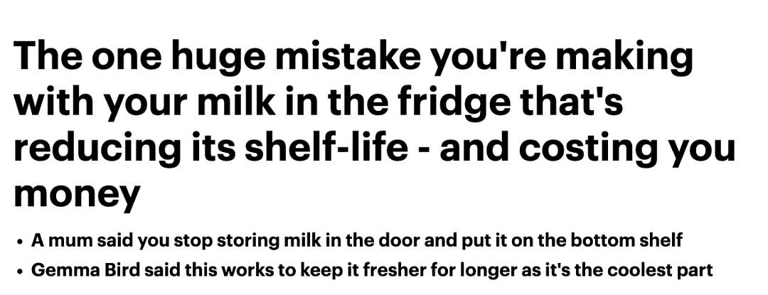 99%的澳洲妈妈都在犯错！牛奶这么放置，竟然更易变质？（组图） - 1