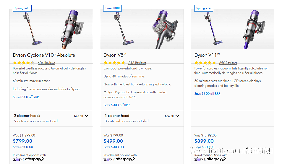 抓紧！【Dyson】澳洲官网最新折上折大促（组图） - 1