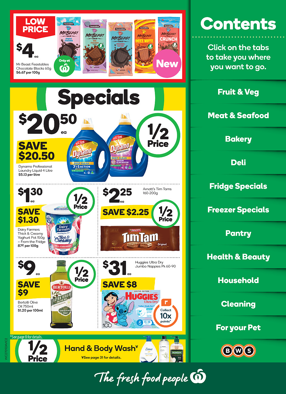 Woolworths 9月27日-10月3日折扣（组图） - 2