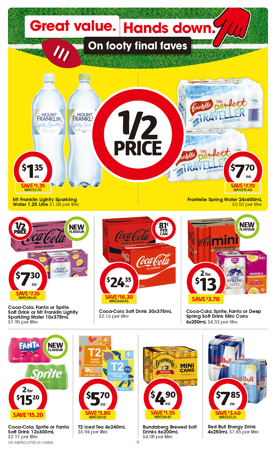 Coles 9月27日-10月3日折扣 - 9