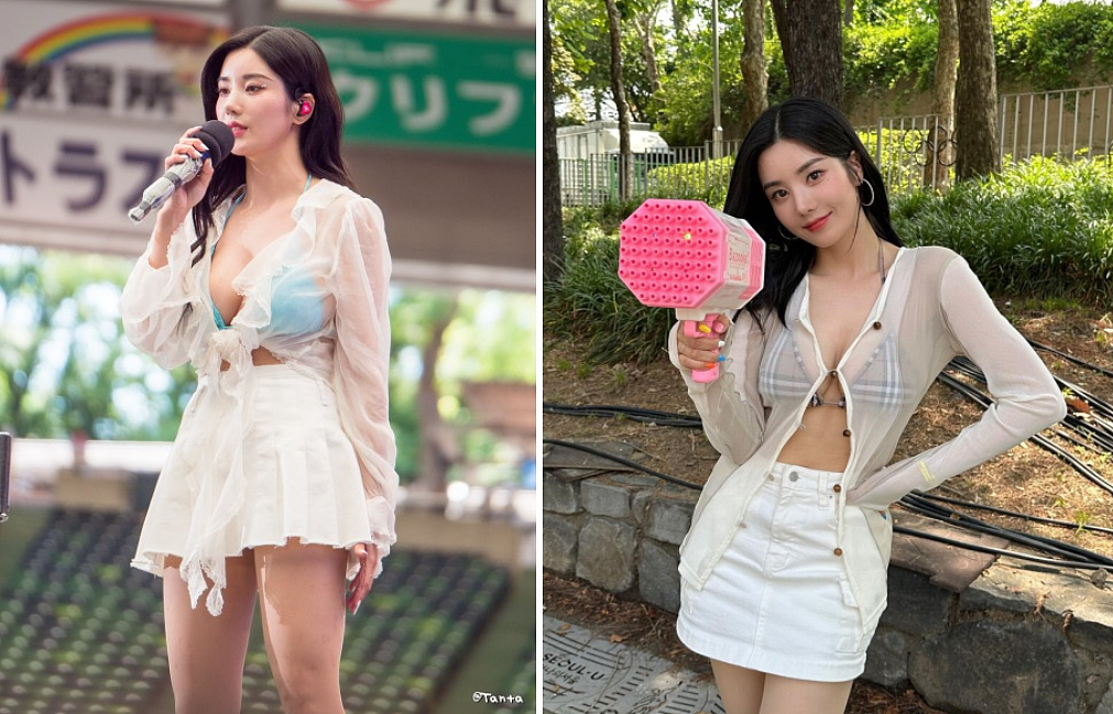 韩国新一代性感女神穿比基尼参加水庆典炸翻全场，却被指责服装暴露？（组图） - 1