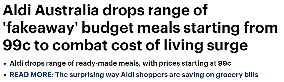 低至$99c，ALDI推出限时“外卖”套餐，各国美食和甜品只要“白菜价”，冲鸭！（组图） - 1