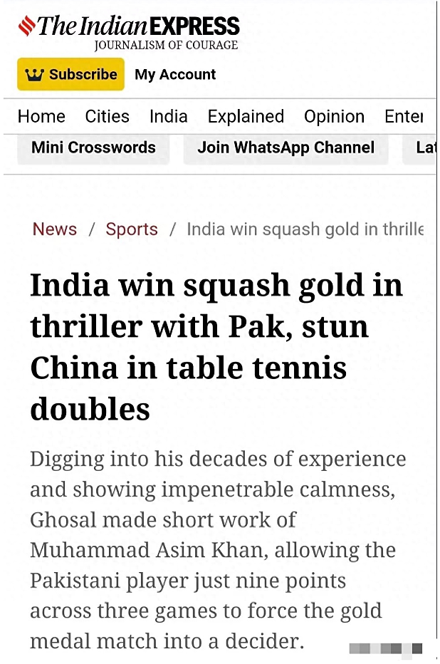 淘汰中国乒乓球印度俩姐妹赛后发言：我们是来玩的，没想到赢中国（组图） - 3