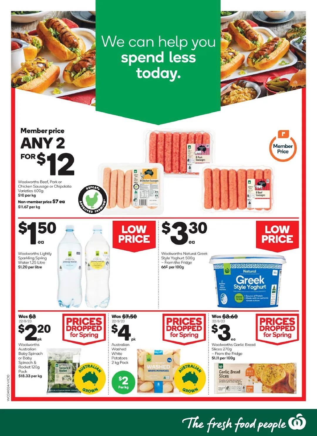 Woolworths 10月4日-10月10日，火腿片半价，圣诞树55折（组图） - 10