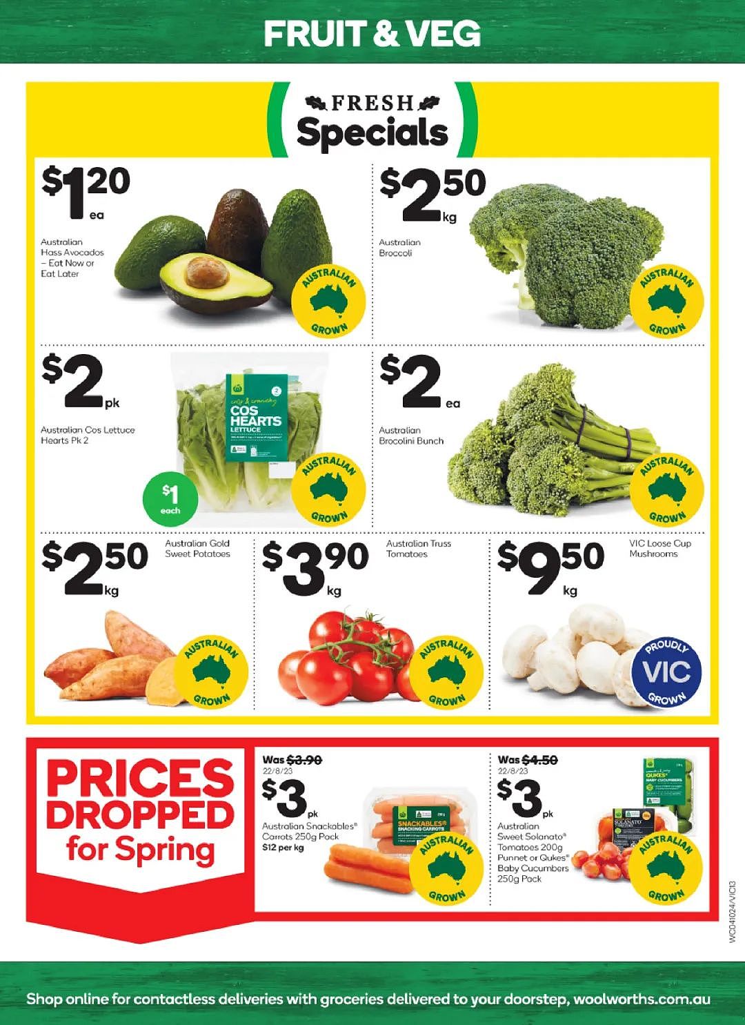 Woolworths 10月4日-10月10日，火腿片半价，圣诞树55折（组图） - 13