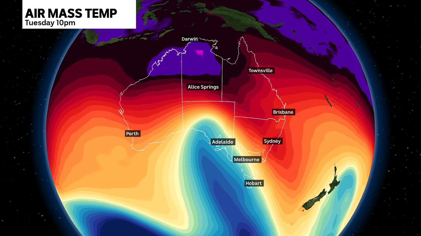 澳洲南部破纪录高温，未来48小时气温骤降20度甚至下雪（图） - 4