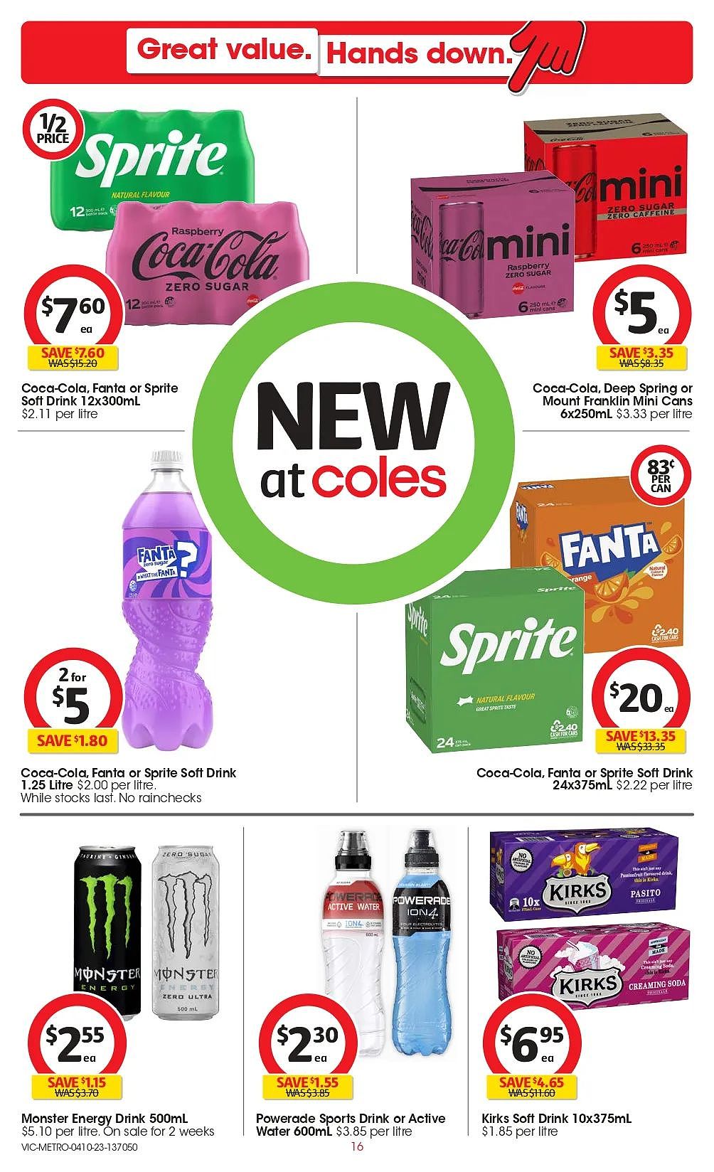Coles折扣丨冰激凌软糖低至$4！洗衣用品半价囤！时令果蔬低价购！（组图） - 16