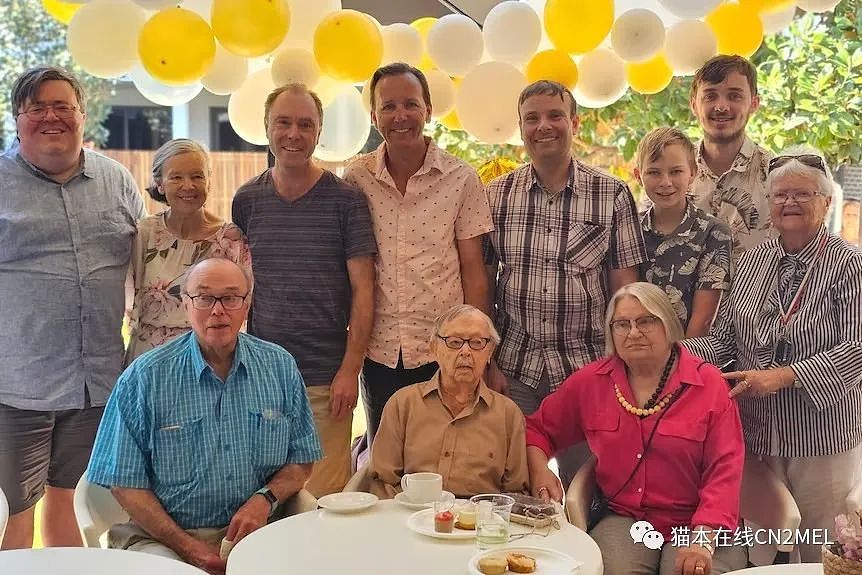 澳洲最年长男子庆祝110岁生日（组图） - 2
