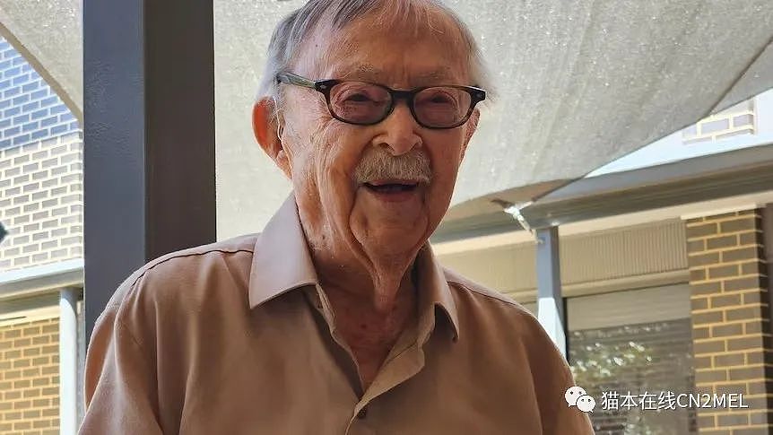 澳洲最年长男子庆祝110岁生日（组图） - 1