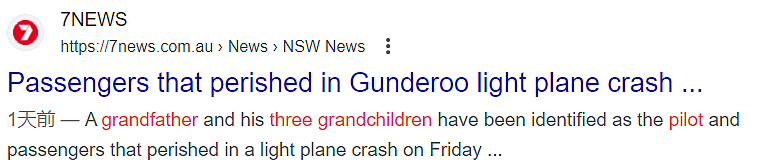 悲剧！澳洲上空现惨烈空难，祖孙4人全部死亡，探亲返程遭意外，飞机爆炸起火，最小遇难者仅6岁...（组图） - 6