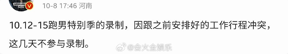 杨颖将缺席《奔跑吧》录制，称是因工作安排冲突，被质疑避风头 （组图） - 5