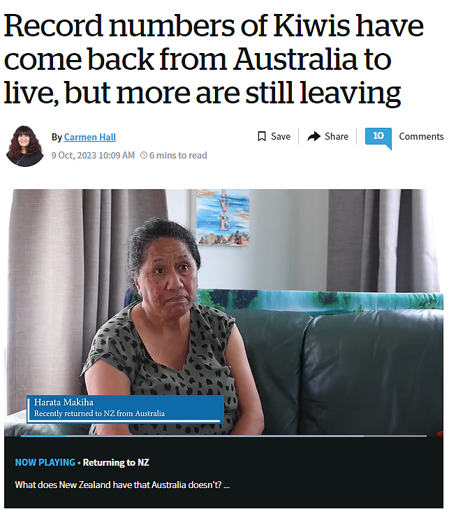 “没有什么比得上家”：从澳洲搬走，回新西兰的人数创新高（组图） - 1