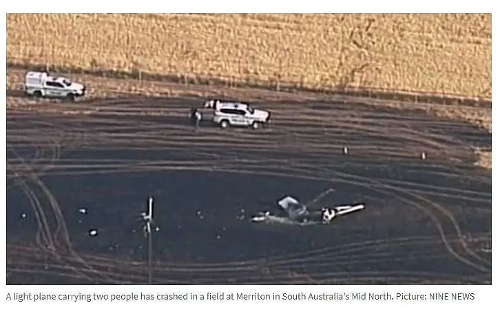 一架轻型飞机在南澳坠毁，一死一伤！（组图） - 2